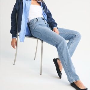 Abercrombie NWT 90s slim straight ultra high rise